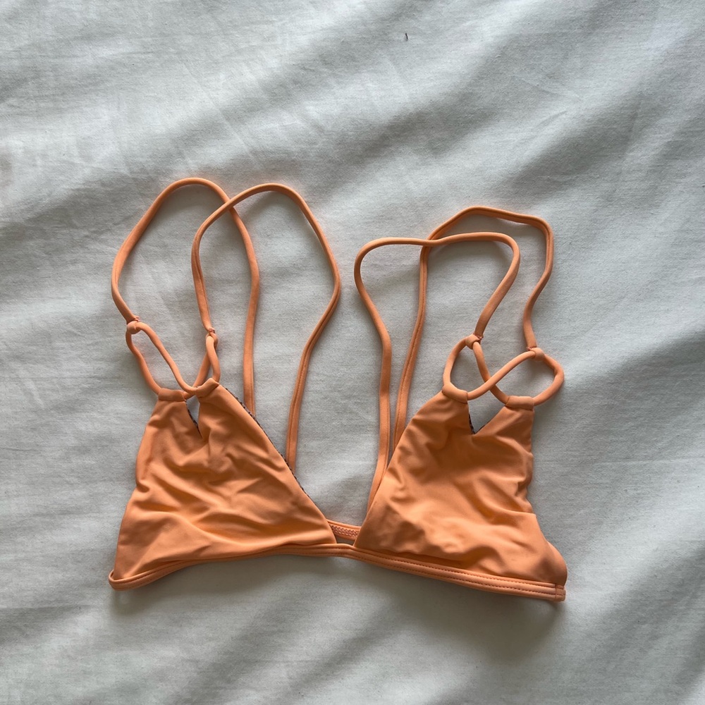 Acacia Orange Swim Top